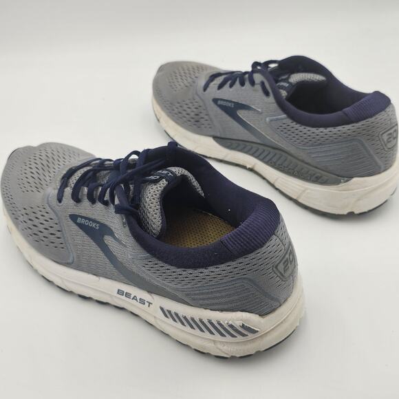 Brooks Beast 20 Gray Men's Running Shoes Size 11 WIDE 2E - Picture 7 of 12